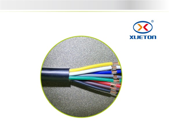 黑挤电源线RVV 8X0.3mm